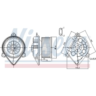 Interieurventilatie NISSENS 87265