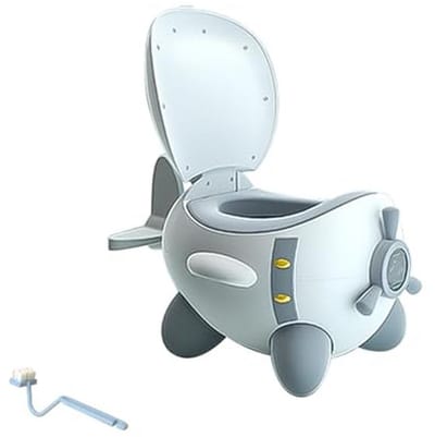 Baby Toiletpot voor Zindelijkheidstraining, Compact en Ergonomisch Ontwerp, 0-6 Jaar, Met Deksel en Uitneembare Bak, Wit