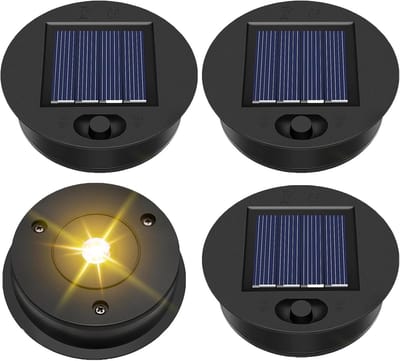 Vervangonderdelen voor Solar Lampen, 4 x Diameter 7 cm, LED Top met Hoge Helderheid, Zonne-energie Lampen, Lanternen, Deksel voor Solar Verlichting