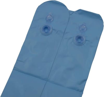 Waterzak Slang - Verzwaringsslang - Afdekzeil Bevestigen - Twee Kamers - 2 Meter - Transparant