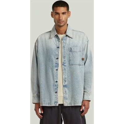Spijkerjack G-Star Raw D23007-E352 BOXY FIT OVERSHIRT-H947 VINTAGE BORNITE