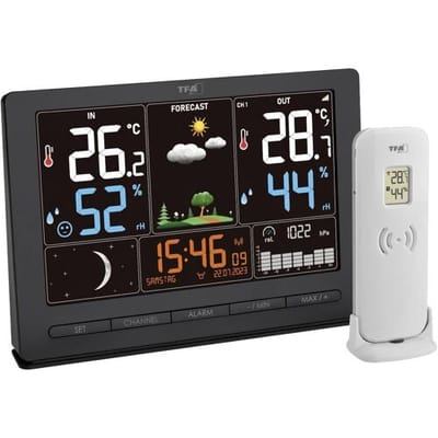 TFA Dostmann SEASON 2 35.1118.01 Draadloos weerstation Verwachting voor 12 tot 24 uur Aantal sensoren max.: 3 stuk(s)