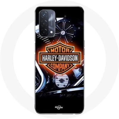 Oppo A93 5G hoesje motorfietsen Harley Davidson-logo