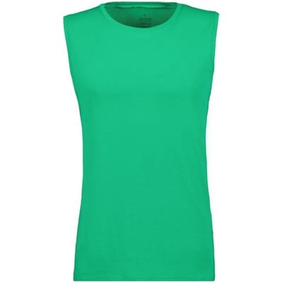 Ragman Ondermode Athletic Jersey Shirt Round Neck Licht Groen / male