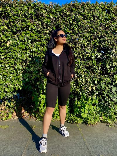Loungewear Combi Set / Bikershort & Vest / M