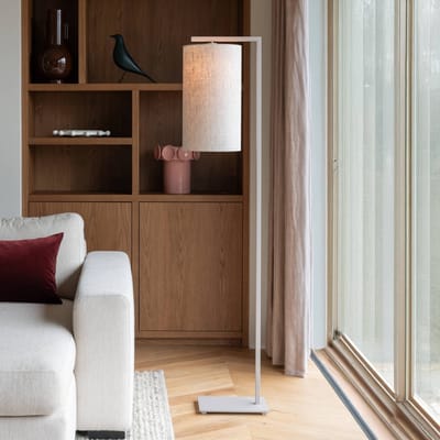 it's about RoMi Vloerlamp Boston - Bruin - 30x25x160cm - Modern - Staande lampen voor Woonkamer - Slaapkamer