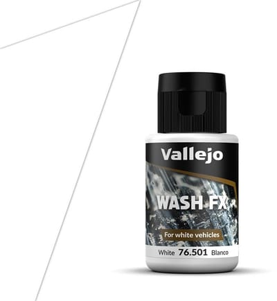 Vallejo Hobbyverf - 76501 Model Wash - Wit - 35ml Verf flesje