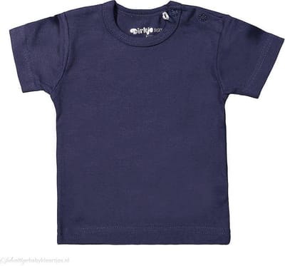 Dirkje-Boys Basic T Shirt k.m.- Navy