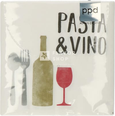 Papieren Servetten - Eten en Drinken - BBQ - 20 grote servetten - 2 dessins