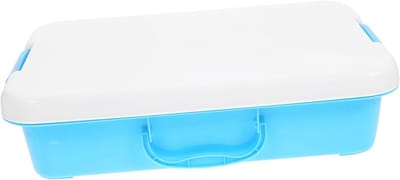 Draagbare Zandbak - Speelbak Buiten - Kinderen Spelen - Veilig ABS Materiaal - 34x23x7.5 cm - Blauw