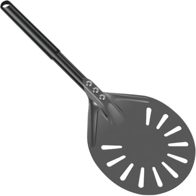Pizzaschep - Pizzaschuiver Oven - Pizza Bakken - Antiaanbaklaag Krasbestendig - 400 mm Lengte - Zwart