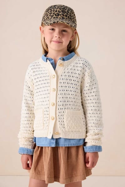 Sissy-Boy - Wit gebreid vest