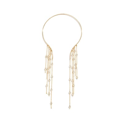 WiseGoods Luxe Sexy Kristallen Dames Ketting - Vintage Kettingen - Sieraden - Cadeau - Design Fashion - Kleding Accessoires - Goud