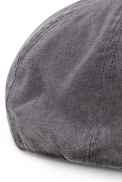 camel active Platte pet van linnenmix - Maat menswear-L - Donkerblauw