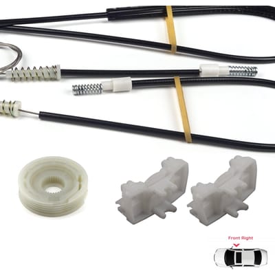 BWR405 Reparatieset Raammechanisme Voorportier Rechts voor Land Rover Freelander MK1 L314 LN 1997-2006 3/5 Deurs LR006371