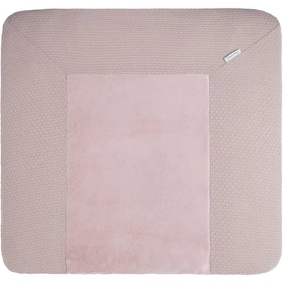 Baby's Only Gebreide baby aankleedkussenhoes - Waskussenhoes - Overtrek verzorgingskussen Sky - Oud Roze - 75x85 cm