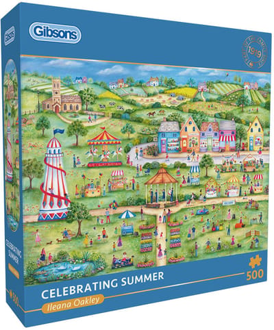 Gibsons - Celebrating Summer (door Ileana Oakley) - 500 stukjes 48×34cm (b×h) - Legpuzzel voor volwassenen