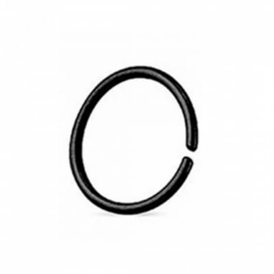 Piercing Oor Ring -Zwart- 10 mm - Charme Bijoux