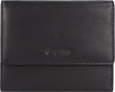 Esquire Viktoria Portemonnee RFID Leer 12 cm - Dames - Horizontaal - schwarz