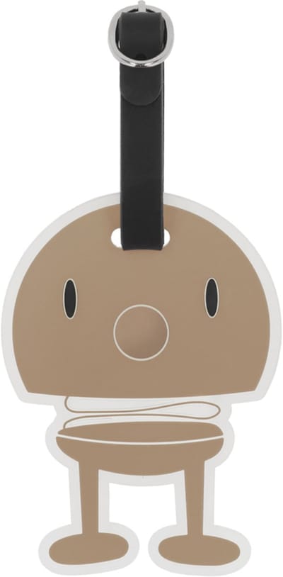 Hoptimist Bag tag Hoptimist 10,5 x 8 x 0,7 cm Choko