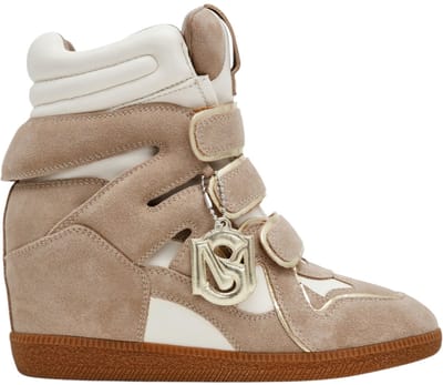 Steve Madden Mavis sand suede hoge sneakers dames