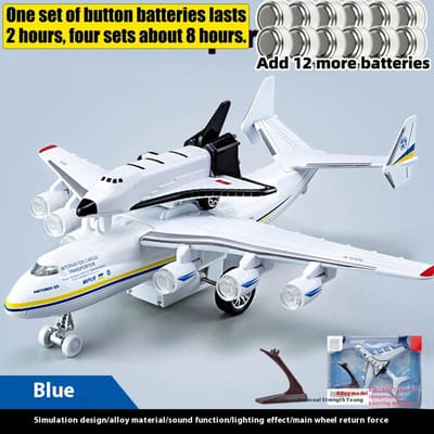 Legering Vliegtuigmodel Antonov An-225 Mriya Transportvliegtuig Diecast Metaal Model Collectie Decoratief Cadeau Jongens Bureauornamenten