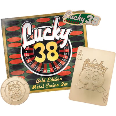 Fallout: New Vegas Replica Lucky 38 Imitation Gold Casino Set Limited Edition