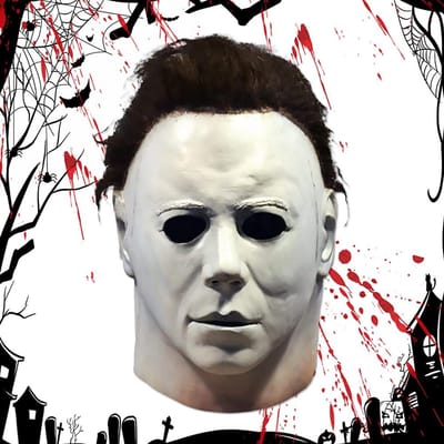 Horror Michael Myers Kostuummasker met Haar voor Halloween en Feest