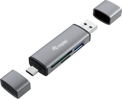 Card Reader Equip 245460 Black Grey