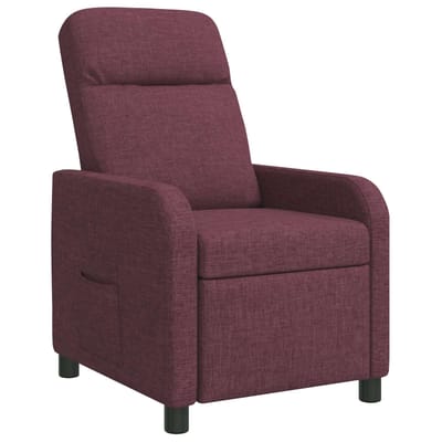 vidaXL - Recliner - Paars - Stof