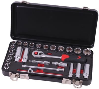 Doppendoos 3/8 26 delig foam