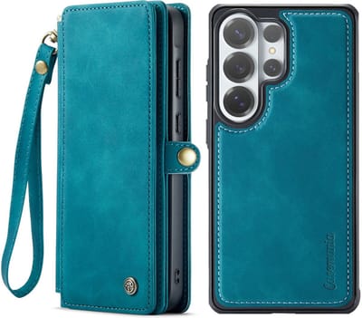 CaseMania Bookcase hoesje geschikt voor Samsung Galaxy S26 Ultra - Effen Groen - Kunstleer - Portemonnee met 10 Vakjes voor Pasjes, Cash & Ritsvakje