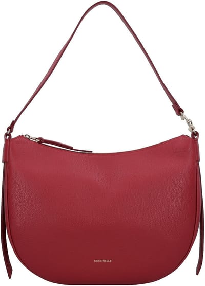Coccinelle C-Easy Schoudertas Leer 34 cm - Dames - sangria