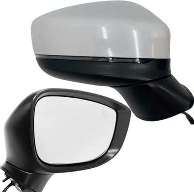 BILMAX Rechter Buitenspiegel Vervanging voor Mazda CX-5 (KF) 2017–2025, Elektrisch Verstelbaar, Elektrisch Inklapbaar, Met Dodehoekassistent (BLIS/BSM), Met Richtingaanwijzer, Verwarmd, 9-Pins (Passagierszijde)