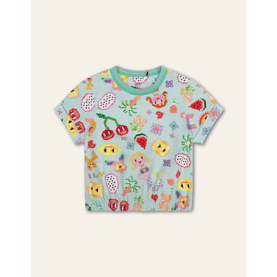 Oilily Tutu T-Shirt- maat104/4yr Surf Spray