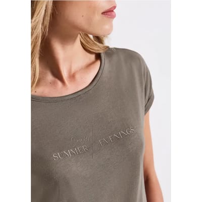 Basic shirt met print