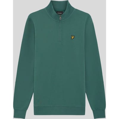 Katoenen Loopback 1/4 Zip Sweatshirt