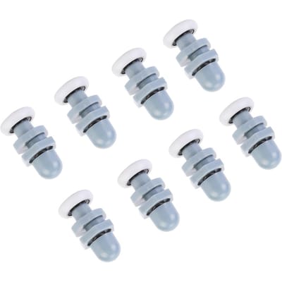 8 stuks Duurzaam Plastic Schuifroller Rail Deurwiel Badkamer Glazen Deur 20mm / 0.79in