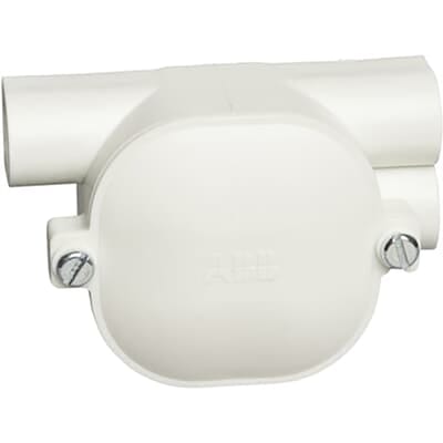 Rechters Dubbele Doos Met Afdekking 3x16mm - 1SPA007100F9650 [2 Stuks]