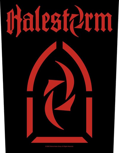 Halestorm - Logo Rugpatch - Zwart