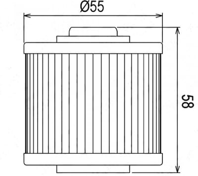 Filtre à huile Nypso pour moto Yamaha 1100 BT Bulldog 2002 à 2006 Neuf