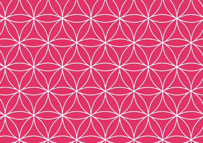 SUSY CARD Cadeaupapier 'Levensbloem rood', op rol