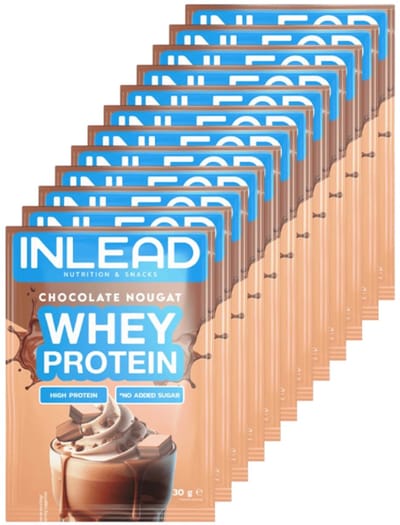 Inlead | Whey Protein | Chocolate Nougat 30g | 12 stuks | 12 x 30 g