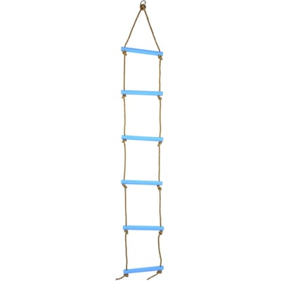 Buiten Plastic ZES sectie Kinderen Kinderen Touw Klimladder Speelgoed Oefenapparatuur (Blauw) blauw