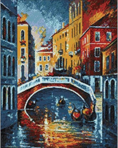 Wizardi Diamond Painting Kit Venetian Colours WD119