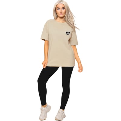 Enzo Milano | Dames Oversized T-shirt & Leggingset