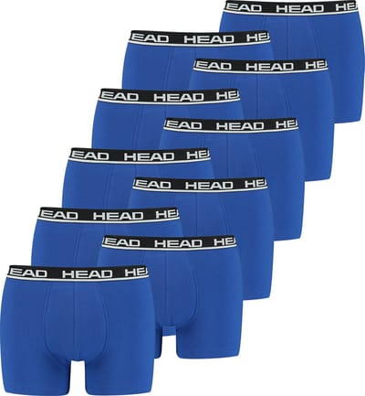 BOXERS Pack van 10 Head Heren Basic Boxer Broek Shorts Ondergoed Ondergoed Pack van 10