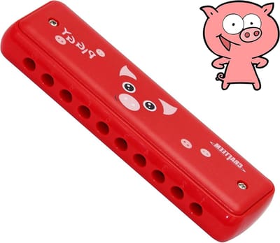 Mondharmonica Kinderen - Beginner Harmonica - Muziek Leren Spelen - 10 Gaten 20 Tonen