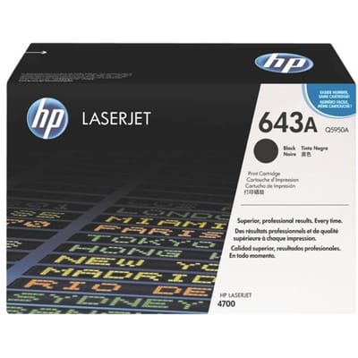 HP Q5950A nr. 643A toner cartridge zwart (origineel)