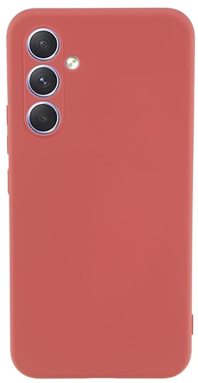 Coverup Hoesje - Geschikt voor Samsung Galaxy S25 FE Hoesje - Coverup Colour TPU Back Cover - Indian Red
